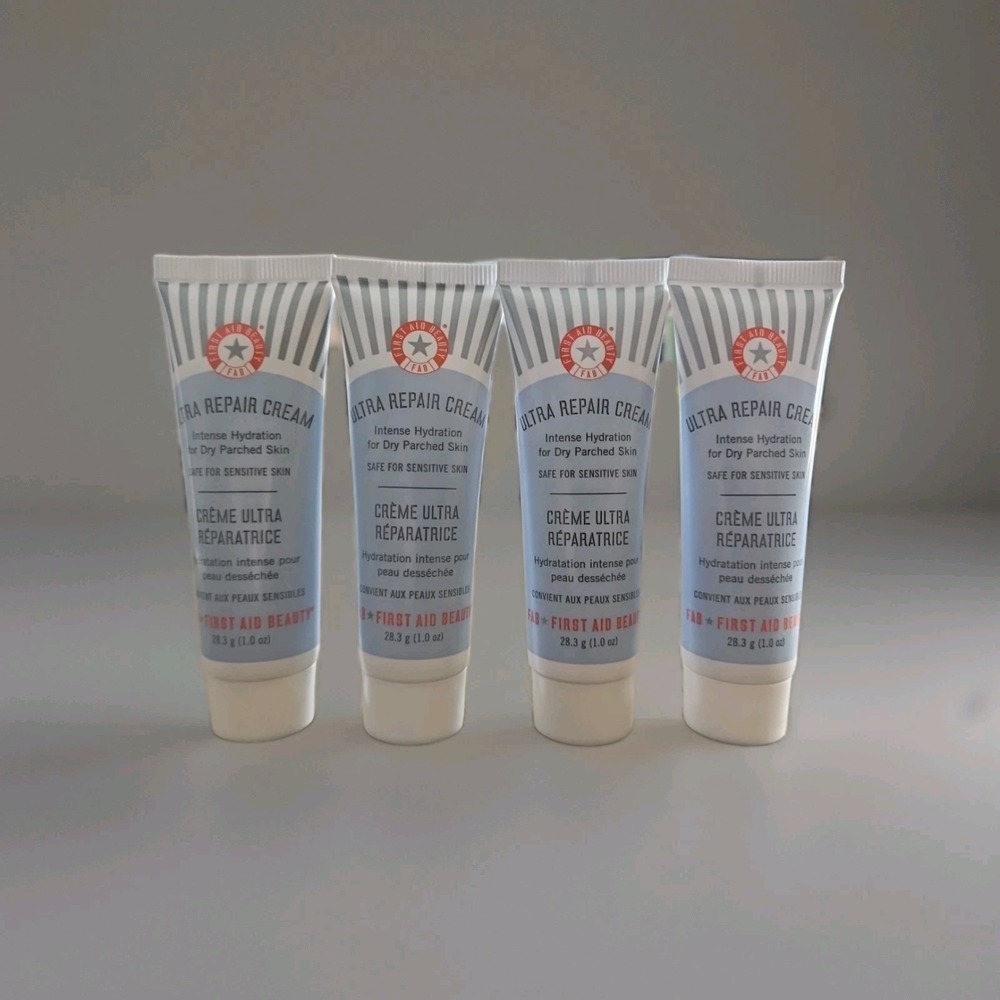 4 x First Aid Beauty Ultra Repair Cream 28.3g / 1.0oz Travel Size New